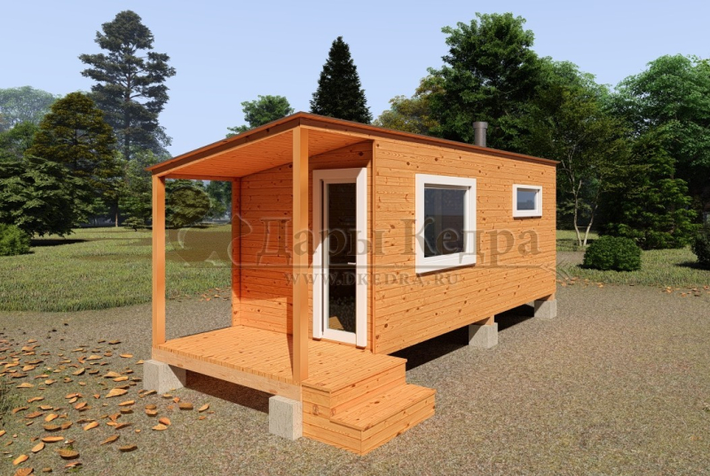 Каркасно-щитовая баня из кедра «Сканди» Каркасно-щитовая баня из кедра «Сканди»